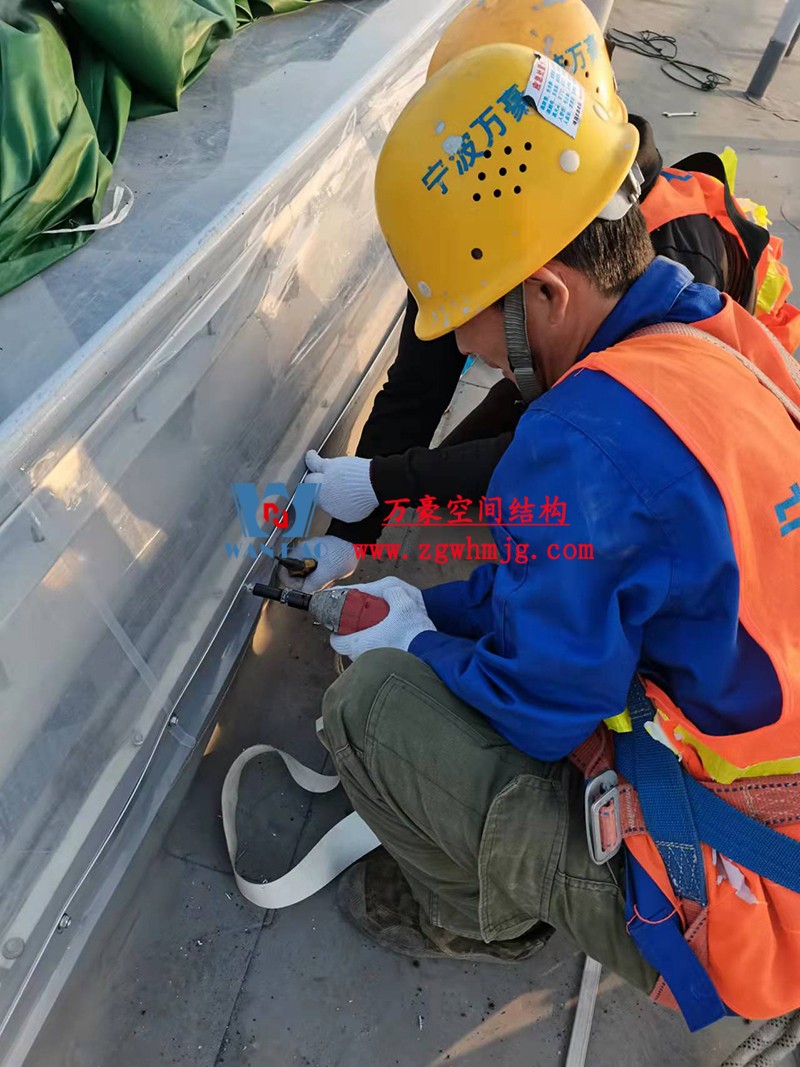 2023年亞洲杯主辦場地重慶龍興足球場項目ETFE屋面膜結構工程