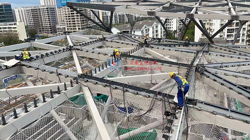 中交海南總部基地項目三標段幕墻及欄桿工程最新施工進度