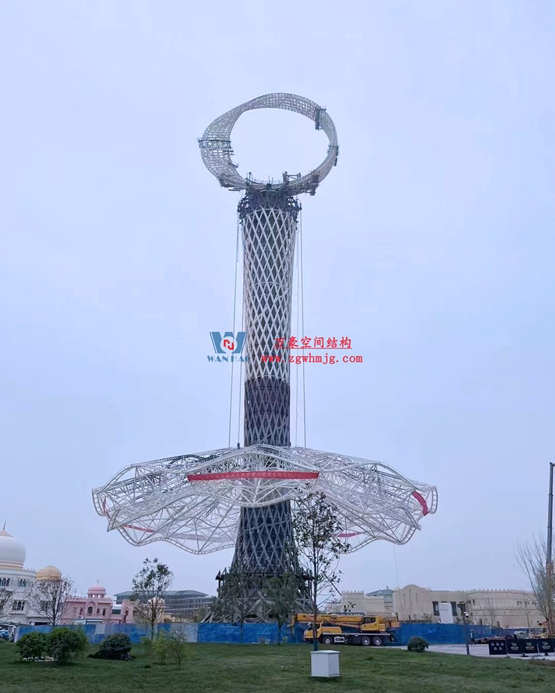I TOWER-芭蕾舞者裙擺提升安裝階段完美收官！
