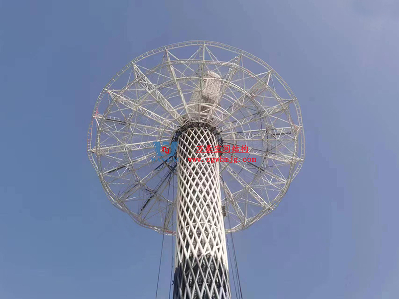 I TOWER-芭蕾舞者裙擺提升安裝階段完美收官！