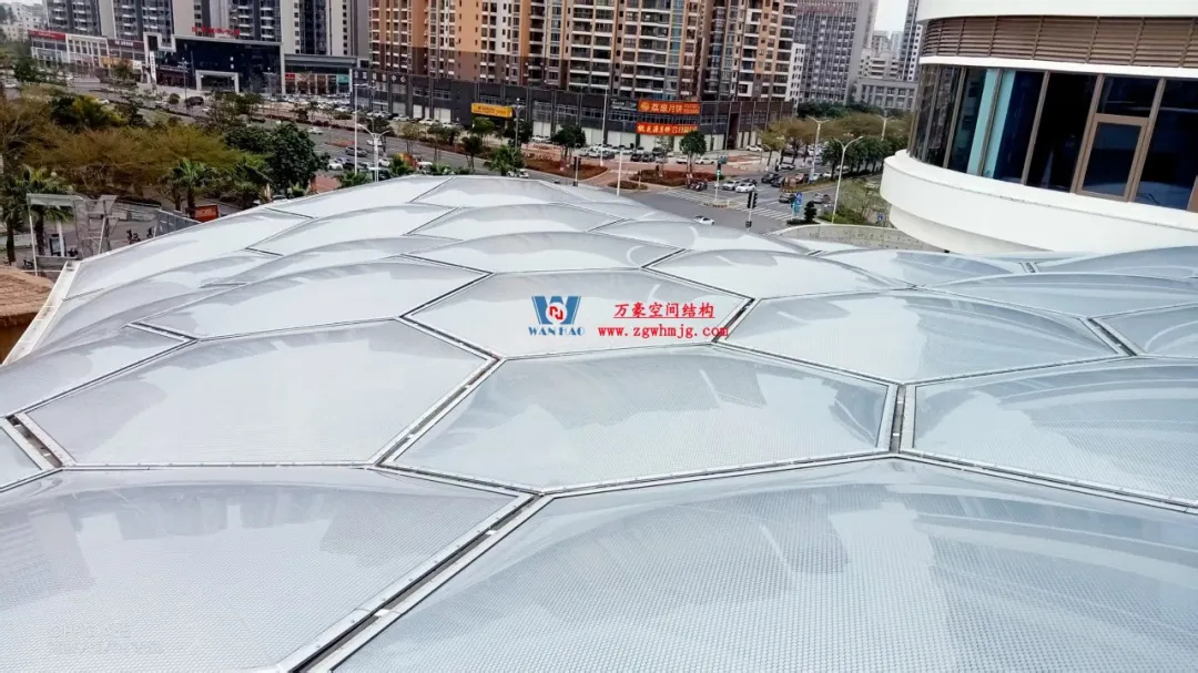 廣州茂名總匯天街商業街ETFE膜結構工程
