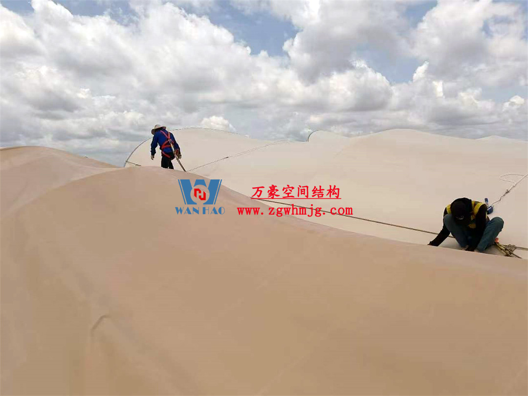 非洲杯肯尼亞體育場PTFE鋼膜結構屋面工程