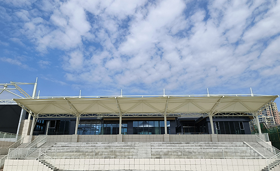 四川職業(yè)技術(shù)學院鋰電科技學院建設(shè)項目看臺膜結(jié)構(gòu)工程